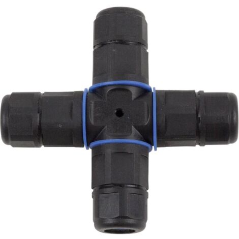 HEITRONIC 45613 CONNETTORE PER CAVO (L X A X P) 106 X 102 X 26 MM, NERO