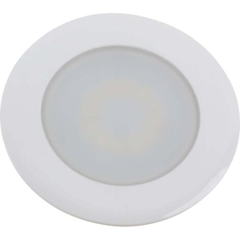 Heitronic 500034 Casablanca Luminaire à LED encastrable LED LED intégrée 2 W blanc