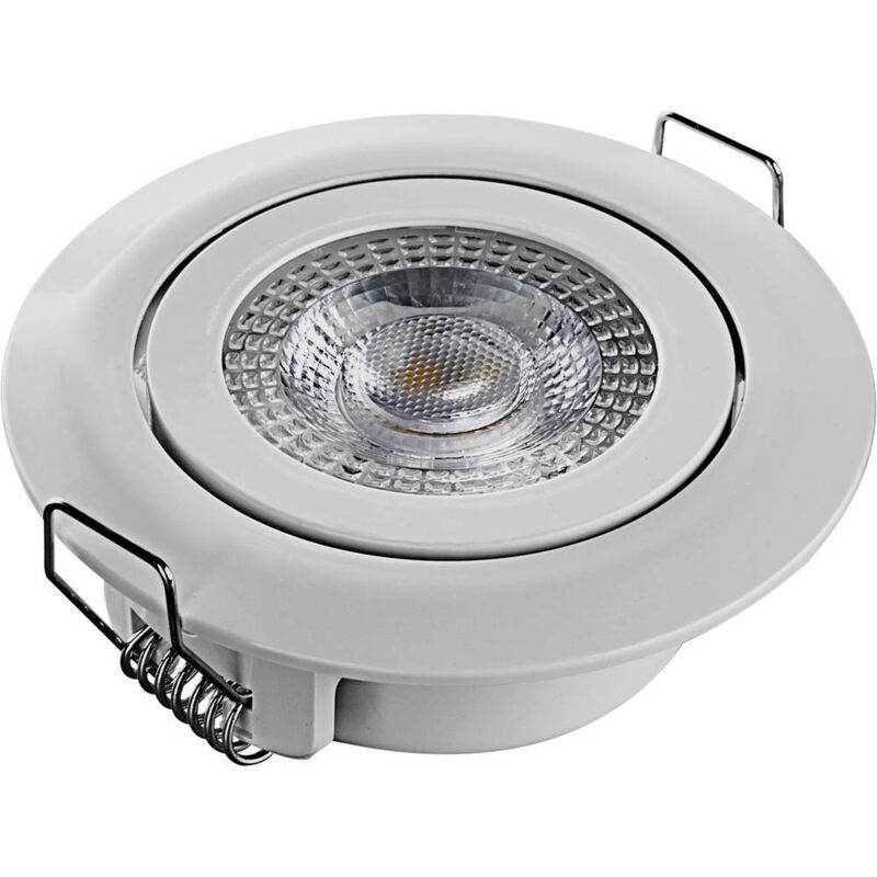 Heitronic - 500665 DL7202 Luminaire à led encastrable led led intégrée 5 w blanc Heitronic - 500665 DL7202 Luminaire à led encastrable led led intégrée 5 w blanc