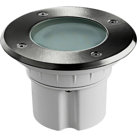 Heitronic MESSINA 500148 Bodeneinbauleuchte LED fest eingebaut LED   9 W Edelstahl