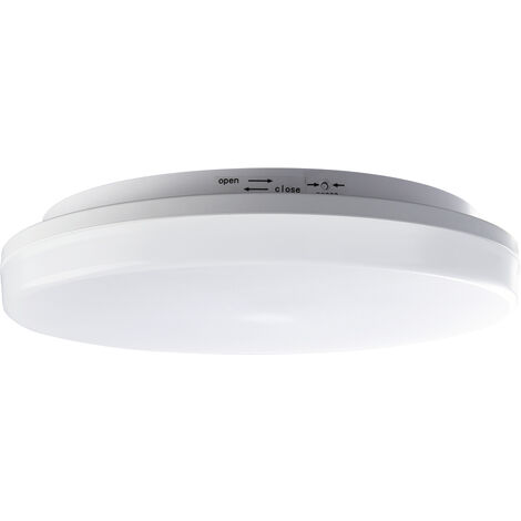 Heitronic PRONTO 500639 LED-Deckenleuchte mit Bewegungsmelder LED fest eingebaut  24 W LED Weiß