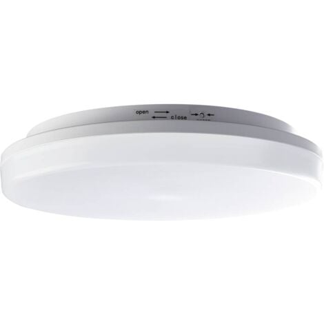 Heitronic PRONTO 500639 Plafonnier LED avec détecteur de mouvements LED intégrée 24 W LED blanc