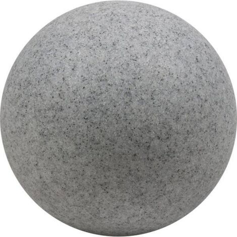 Heitronic Sfera luminosa Mundan grigio-granito opaco 30 cm
