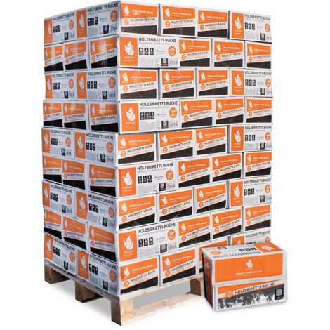 Heizfuxx Nestro Hartholz M 12kg x 81 Karton 972kg