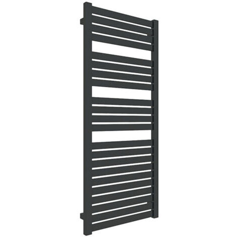Heizkörper mischbetrieb schwarz - (HxL) 860x440 mm - 400 Watt - 351 Watt - MAN860-440Z1N