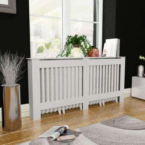 Heizkörperabdeckung Weiß MDF 172 cm CFW243088