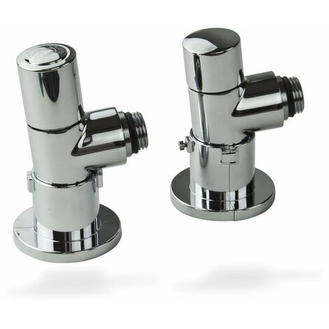 Heizkörperventil, Durchgangsform High Style Caleffi 4003-4004  Chrom - Recht
