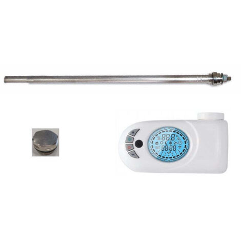 Heizstab mit weißen Digitalthermostat