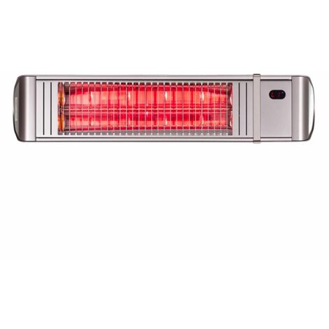 Heizstrahler Infrarot Infralogic HeizMeister LuXus BT IP65 2000W silber
