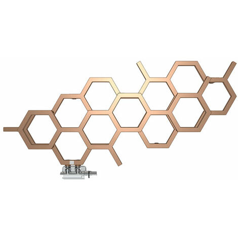 Heizungsbetrieb Heizkörper Leuchtendes Kupfer HxL 502mmx1126mm - 317 Watt - HEX502/1126YLBCO