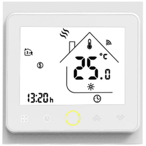 Heizungsthermostat WiFi Programmierbar Weiss Weiß