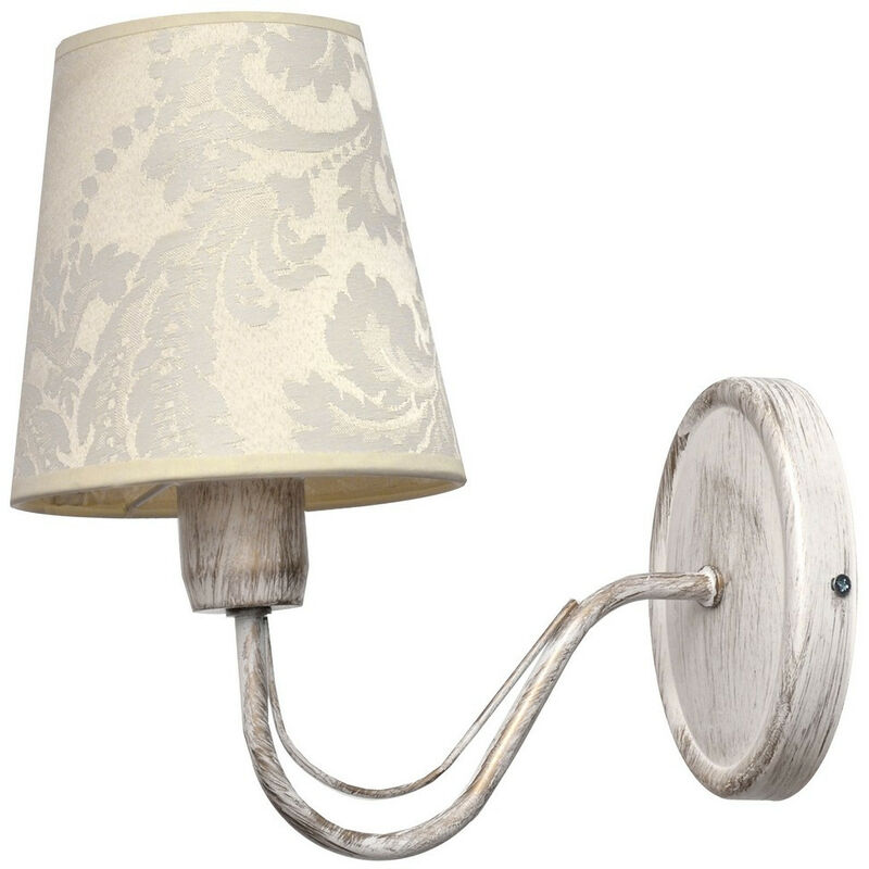 Image of Helam Lighting - Helam malbo Lampada da parete a candela bianca, oro 26cm