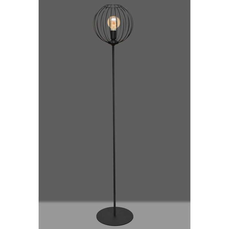 Image of Helam Lighting - Helam mercure Lampada da terra nera 30 cm