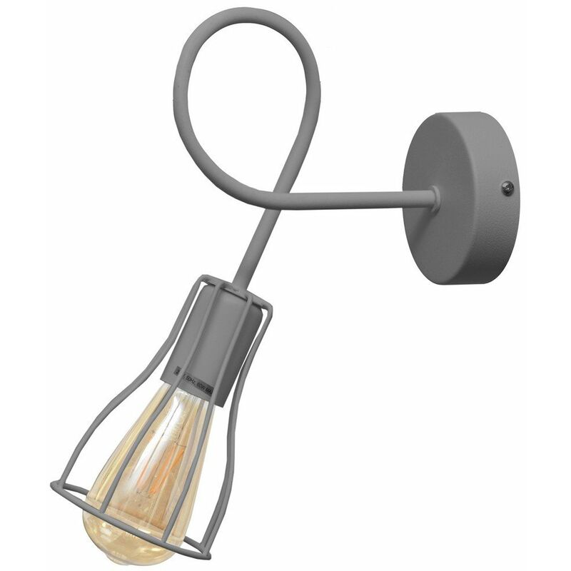 Helam - Oxford Wall Lamp Grey 10cm