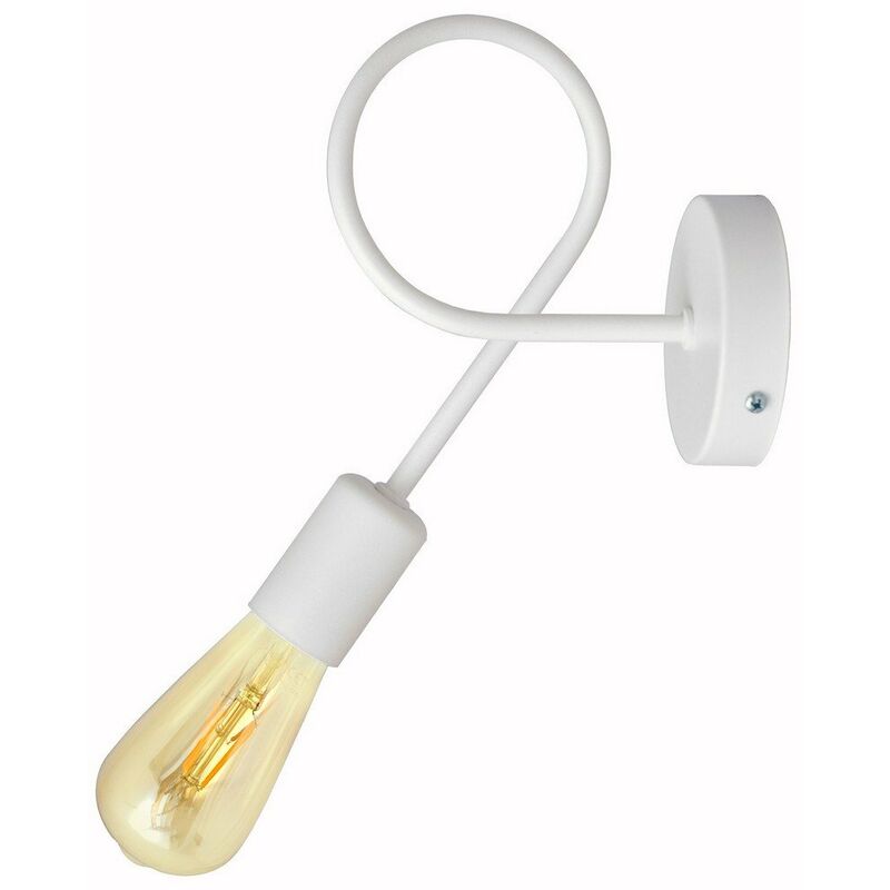 Helam Oxford Wall Lamp White 25cm