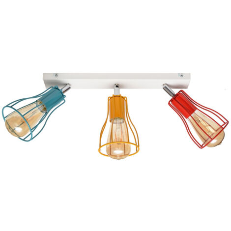 Helam TUBE Barre Spot Blanc, Orange, Rouge, Turquoise 40cm