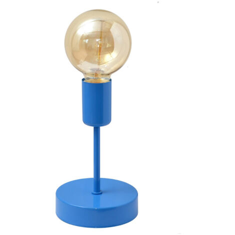 Helam TUBE Lampe à Poser Bleu 12cm