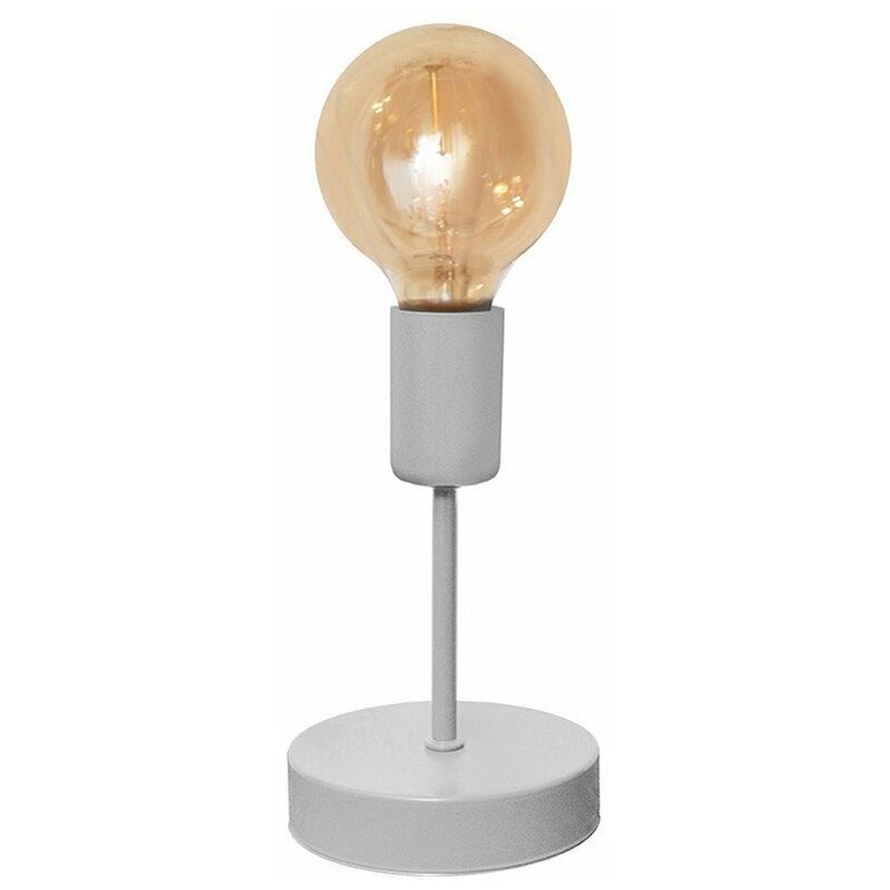 Helam Tube Table Lamp Grey 12cm