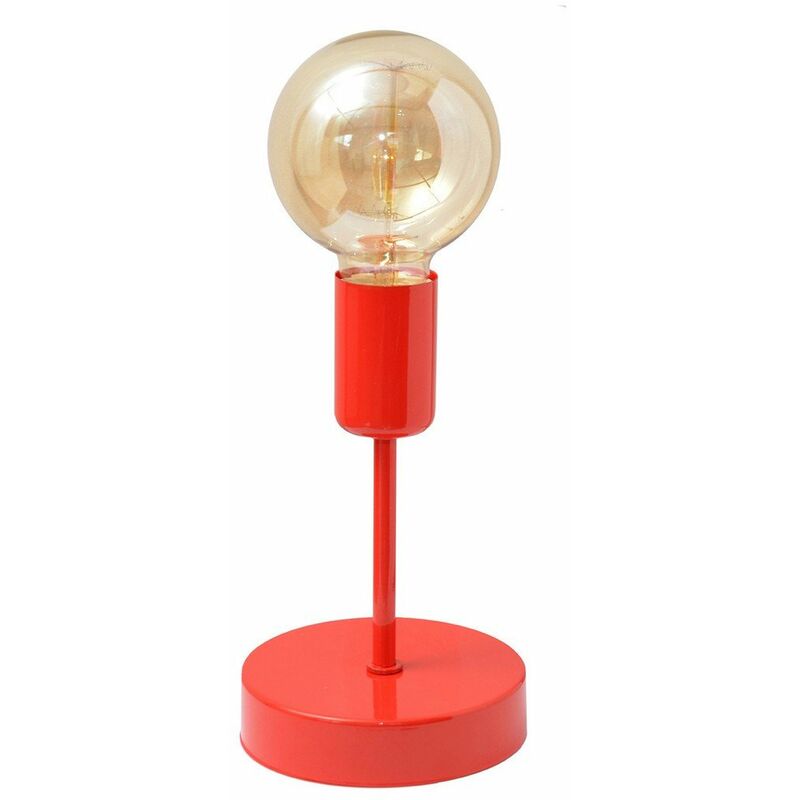 Helam Tube Table Lamp Red 12cm