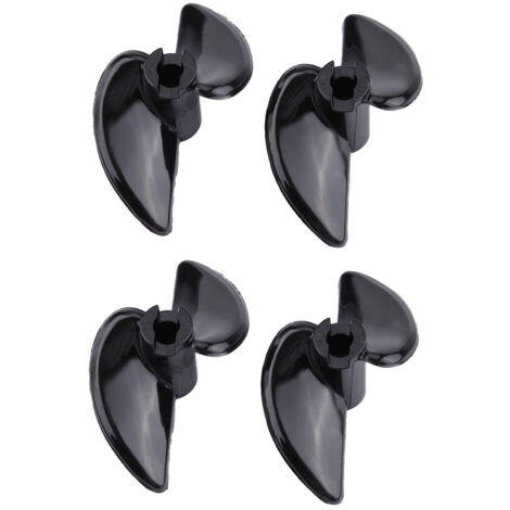 Hélice demi-immersion 2 pales CNC 4x40mm pour bateau RC électrique (2 paires)