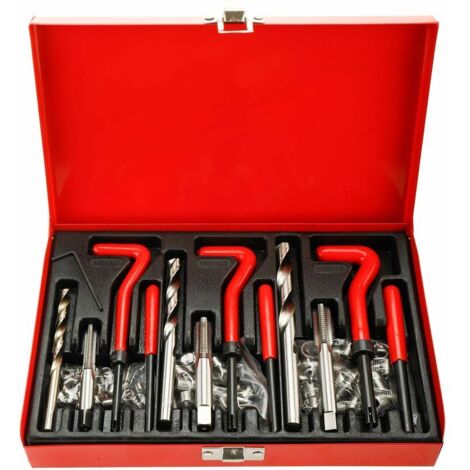 Helicoil Kit de réparation de filetage 88 pièces pour moteur de voiture M6 / 8 / 10