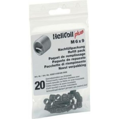 Helicoil PLUS Gewindeeinsatz-Set, 10- bzw. 20-teilig, 2 x D, Gewindeart/-größe: M12 10 Stk