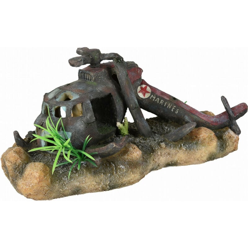 

Helicóptero AZUR. 35 x 19 x 15 cm. decoración del acuario.