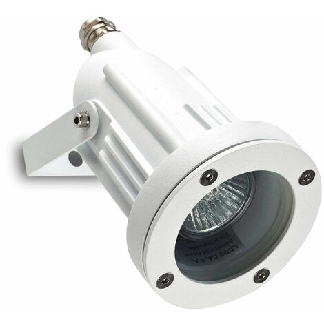 LEDS-C4 Helio proyector, aluminio y vidrio, blanco.