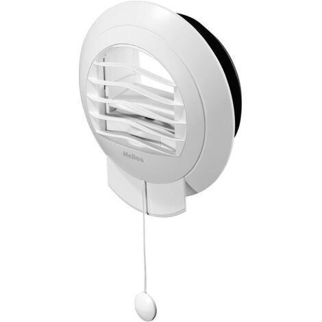 Helios AE GB 45/120 Abluftelement für Grund- und Bedarfslüftung 45/120m3/h, Kunststoff, Weiß