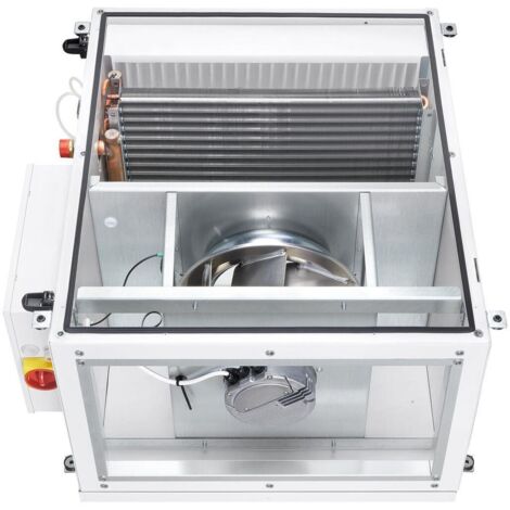 Helios ALB EC 60/35 WW Außenluft-Box mit WW-Heizregister und Luftfilter rechteckig, 1,03kW, 4070m3/h, 3-PH 400V