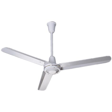 Helios DVW 140 Deckenventilator 3-Blatt-Laufrad, 1400mm, 75W, 230V, Metall, Weiß
