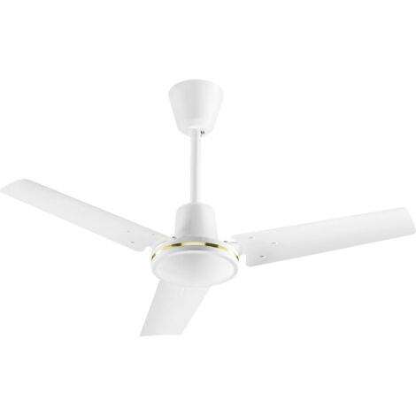 Helios DVW 90 Deckenventilator 3-Batt-Laufrad, 900mm, 50W, 230V, Metall, Weiß