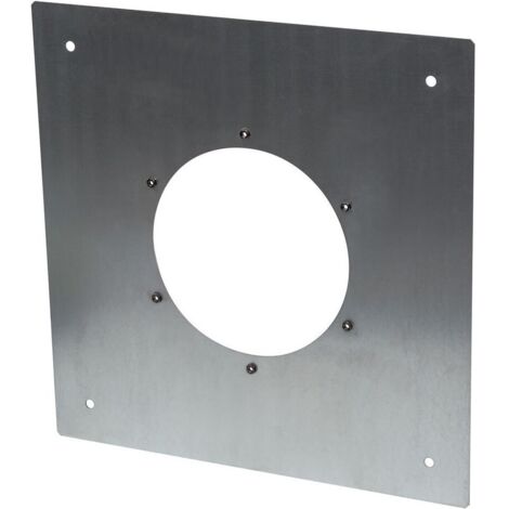 Helios FAP 250 Flansch-Anschlussplatte zu DVEC 250, Stahlblech verzinkt