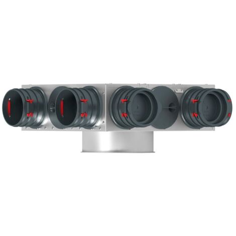Helios FRS-VE 9-75/160 FlexPipe Verteilelement 9 Einzelstutzen, rund DN 75, Anschluss DN 160