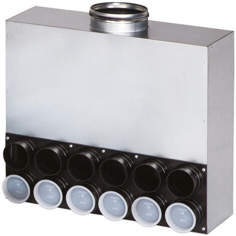 Helios FRS-VK 12-63/160 FlexPipe Verteilerkasten mit 12 Stutzen für FRS-R 63, Anschluss DN 160