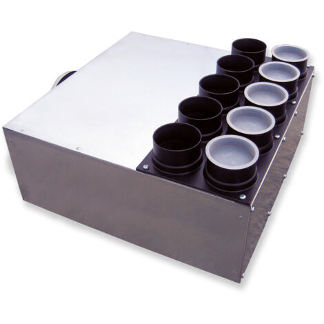 Helios FRS-VK 15-75/180 FlexPipe Verteilerkasten 15 Einzelstutzen rund DN 75, Anschluss DN 180