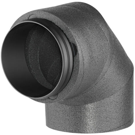 Helios IP-B 200/90 IsoPipe 90 Grad Bogen mit Innenverbinder, EPE, Brandklasse B1