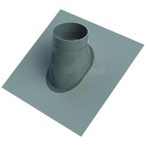 Helios IP-UDPS 125 Dachpfanne universal mit Bleirand, Dachneigung 25-45 Grad, Schwarz