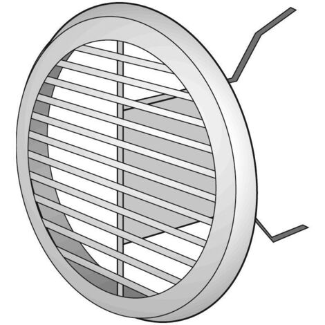 Helios LGR 150 e Lüftungsgitter für Lüftungsöffnungen DN 125-150, Edelstahl