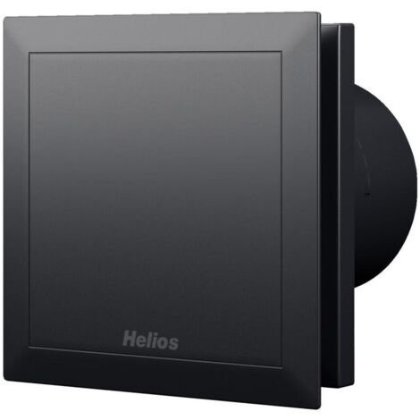 Helios M1/100 F Minivent DN 100 zweistufig, mit Feuchtesteuerung, Schwarz