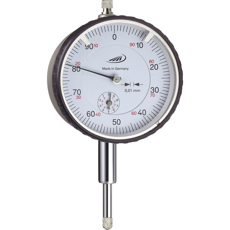 HELIOS PREISSER  0701110 Messuhr  (Ø) 58 mm  10 mm Ablesung: 0.01 mm
