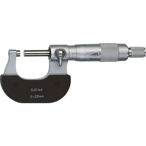 Helios Preisser 0800501 micrometro precisione 0,01 mm cromato