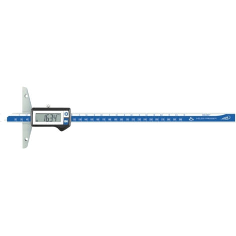 Helios Preisser Digi. Tiefenmessschieber 300 mm Bückenlänge 150 mm IP67 INOX 0,01 mm