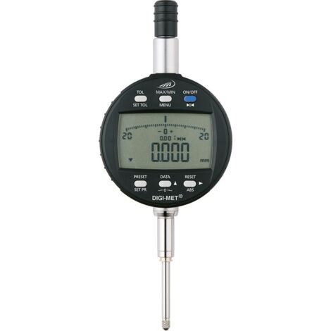 HELIOS PREISSER Digitalmessuhr Digi-Met 25,0 /0,001 HP, Genauigkeit 0,004 mm