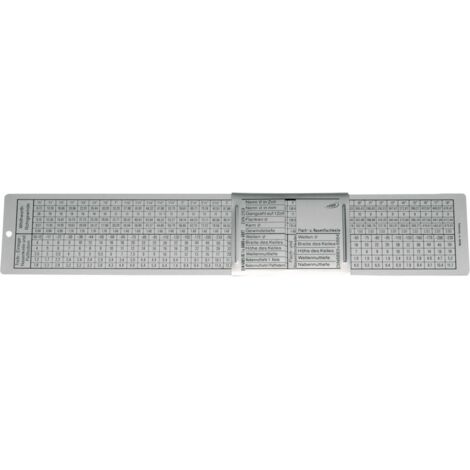 HELIOS PREISSER DIN-Gewindeschieber 260 x 50 mm HP