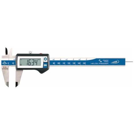 HELIOS PREISSER Pied à coulisse DIN 862 DIGI-MET IP67 150mm dig.Funk rd.(1,5 mm) - 132641660