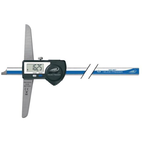 HELIOS PREISSER Pied à coulisse pour mesure de profondeur DIN 862 DIGI-MET IP67 200mm D.ausg.ger.Schiene - 1360718