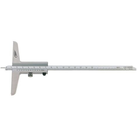 Helios Preisser Tiefenmessschieber mit Messstift 150mm
