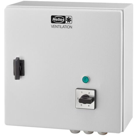 Helios RDS 2 Trafo-Drehzahlsteller mit Motorvollschutzeinrichtung 3-PH 400V, 2,0A