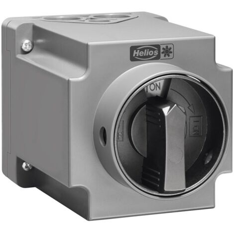 Helios RS 6 plus 1 11 Revisionsschalter, 6-polig 11kW, AC-23B, 400V, 3-PH IP 65, Verriegelung in 0 und I
